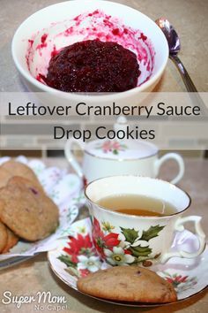 These cake-like Leftover Cranberry Sauce Drop Cookies are just the right combination of sweet and tart. Click through for the recipe! via @susanflemming Presents For Christmas, Leftover Cranberry Sauce, Homemade Food Gifts, Christmas Food Gifts, Cranberry Cookies, Drop Cookies, No Cooking, Gifts For Christmas, Köstliche Desserts