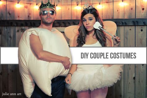 10 costume ideas for couples . diy halloween - Shrimp Salad Circus Diy Halloween Couples, Fairy Diy, Halloween Teeth, Halloween Costumes Diy Couples, Diy Couple, Diy Couples Costumes, Costume Ideas For Couples, Couple Costume, Couple Costumes