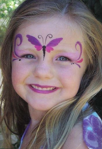 Face Painting Butterfly Easy, Easy Face Painting Ideas For Kids, Kids Face Painting Easy, Butterfly Face Paint, Butterfly Makeup, Butterfly Face, Face Painting Easy, Face Paint Makeup, Kids Face Paint