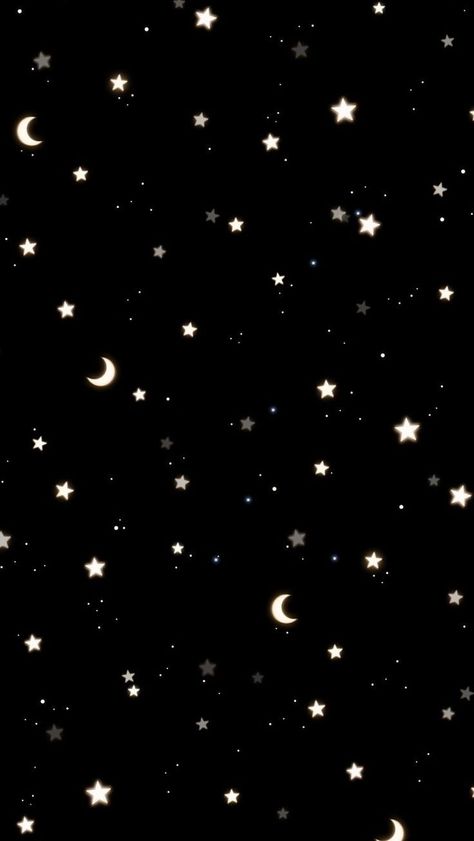 Starry Night Wallpaper, Moon And Stars Wallpaper, Cute Images For Wallpaper, Al Qur'an Aesthetic, Phone Wallpaper Boho, Overlays Cute, Floral Wallpaper Iphone, Goth Wallpaper, Fashion Illustrations Techniques