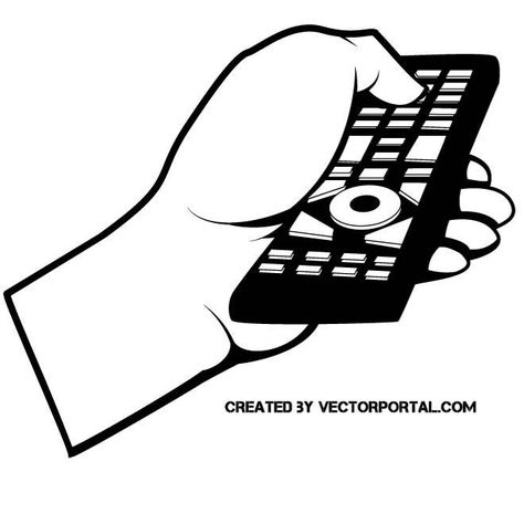 Remote control vector clip art. Holding Remote Reference, Remote Drawing, Inktober 2024, Hot Wheels Garage, Free Vector Illustration, Comic Drawing, Sketchbook Art, Human Hand, Hand Holding