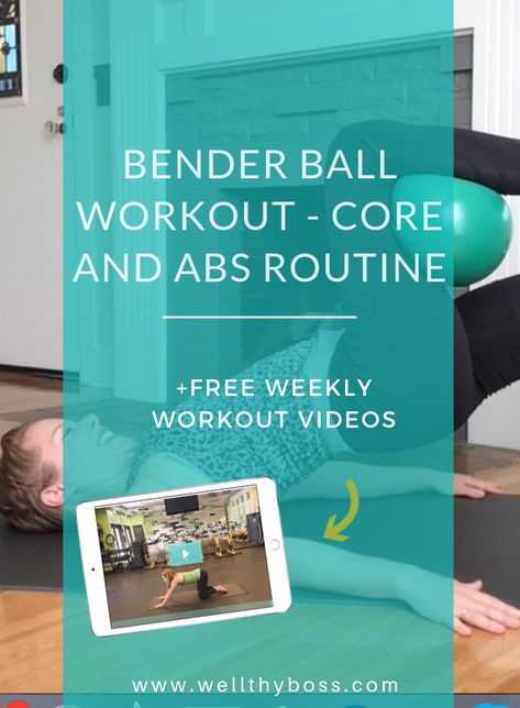 I love using the Bender Ball for ab exercises! Use a Bender Ball or small Pilates ball with this Bender Ball Workout: Core and Abs Routine and feel your abs shake! My favorite core exercises become that much more challenging (and safer on your back) when utilizing the Bender Ball. Click to stream this free low-impact at home workout.   #pilates #abworkout #coreworkout Pilates Ab Exercises, Barre Exercises At Home, Barre Workout Video, Abs Routine, Ball Workouts, Workout Core, Barre Workouts, Pilates Ball, Pilates Workout Videos