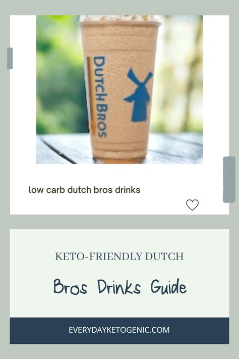 Looking for delicious low carb options at Dutch Bros? We've got you covered! This handy guide will show you all the low carb drink choices available, helping you navigate your way through the menu while sticking to your keto lifestyle. From creamy cold brews to scrumptious seasonal flavors, finding the perfect pick-me-up that won’t ruin your diet is easier than you think. Keep your taste buds happy without the carb overload! Explore now how to order the best low carb drinks at Dutch Bros! Low Carb Options, Dutch Bros Drinks, Low Carb Drinks, Dutch Bros, Keto Drink, Keto Lifestyle, Keto For Beginners, Savory Breakfast, Low Carb Yum