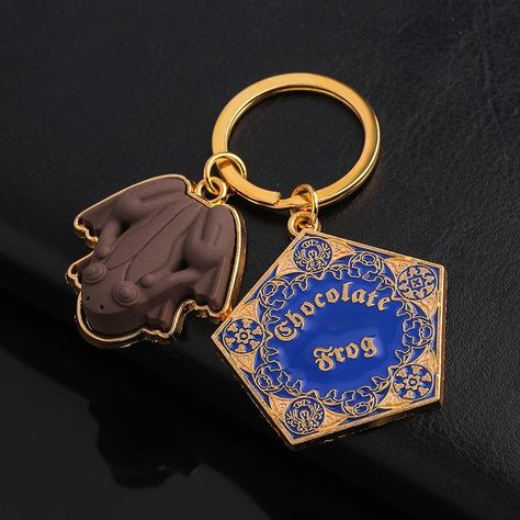 Harry Potter Keychain, Frog Keychain, Harry Potter Merch, Kid Pendant, Harry Potter Items, Chocolate Frog, Harry Potter Jewelry, Halloween Pendant, Key Ring Holder