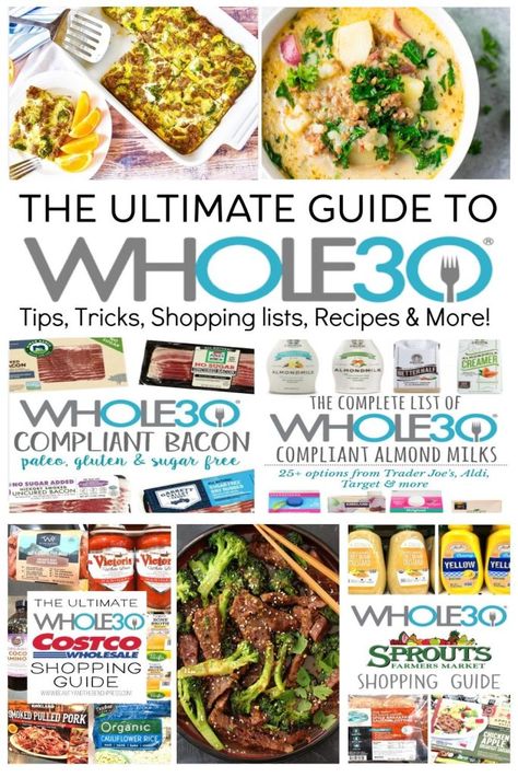 Whole 30 Tips And Tricks, Whole 30 Tips, Easy Whole 30, Whole 30 Approved Foods, Whole30 Breakfast Recipes, Whole30 Meal Prep, 30 Diet, Whole 30 Lunch, Whole 30 Meal Plan