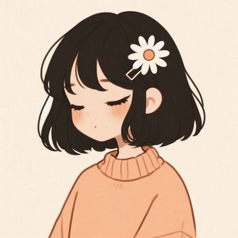 Cute Profile Pictures Aesthetic Girly, Peach Pfp Aesthetic, Aesthetic Anime Painting, Soft Drawings Aesthetic, Soft Pfp Aesthetic, Kawaii Girl Art, Welcome Foolish Mortals Sign, Anime Soft Aesthetic, Haunted Mansion Wreath