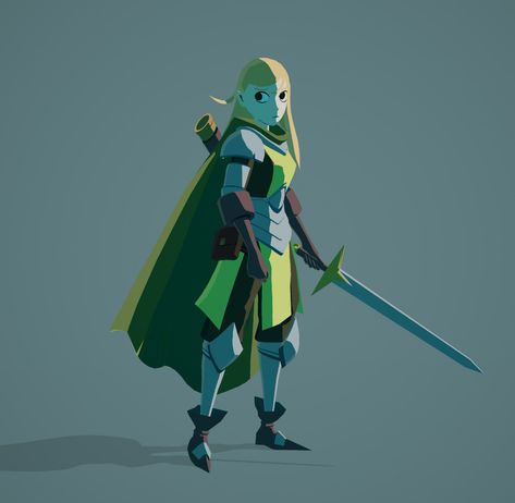 ArtStation - Amyria, Roxane Hinh Low Poly Dungeon, Low Poly Props, Low Poly Sci Fi, Low Poly Medieval, Lowpoly Enviroment, Low Poly Character, Yoga Cards, Fantasy Heroes, Color Games