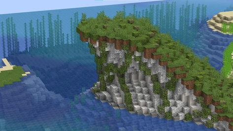 Minecraft Costal Village, Minecraft Habitats, Minecraft Rivendell, Cliff Minecraft, Terraforming Minecraft, Minecraft Terraforming, Minecraft Lighthouse, Seaside Cliff, Minecraft Structures