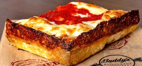 Buddy's Pizza Delivered Nationwide - Goldbelly Pizza Sauce Recipe Easy, Buddys Pizza, Ny Pizza, Pizza Sauce Recipe, Pizza Menu, Pizza Day, Restaurants Food, Deep Dish Pizza, Pizza Restaurant