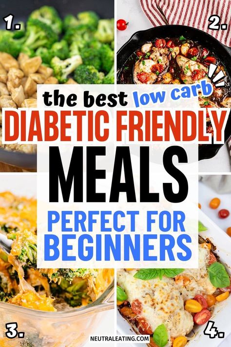 Looking for main dish meals recipes for diabetics? We have the best low carb dinners that are perfect for quick meals! These keto dinner recipes are so easy to make. Give our low carb zero sugar recipes a try for dinner! Good Food For Diabetics Healthy Eating, Recipe For Diabetics Type 2, Delicious Meals For Diabetics, Recipes For Diabetics Type 2 Easy, Foods For Diabetics Type 2 Healthy Eating, Best Veggies For Diabetics, Low Carb Diet For Diabetics, Low Keto Recipes, Healthy Dinner Ideas For Diabetics