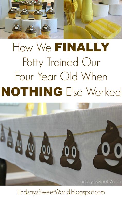 Having trouble potty training your child?  Have you tried EVERYTHING and NOTHING seems to work?  I'm sharing what FINALLY worked for us when everything else failed.  Hint: It's the weirdest party I've ever thrown. Potty Training Party, Potty Party, Potty Training Humor, Toddler Birthday Themes, Poop Party, Potty Training Regression, Potty Training 101, Potty Training Help, Baby Toilet