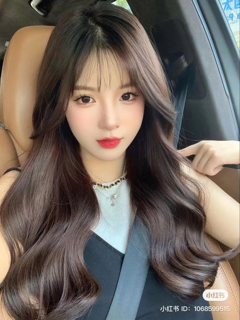 Haircuts For Teenagers, Makeup Ala Korea, Korean Hair Color, Hair Inspiration Long, Hairstyles For Girls, Lob Hairstyle, Face Palette, Haircuts For Wavy Hair, Hair Stylies