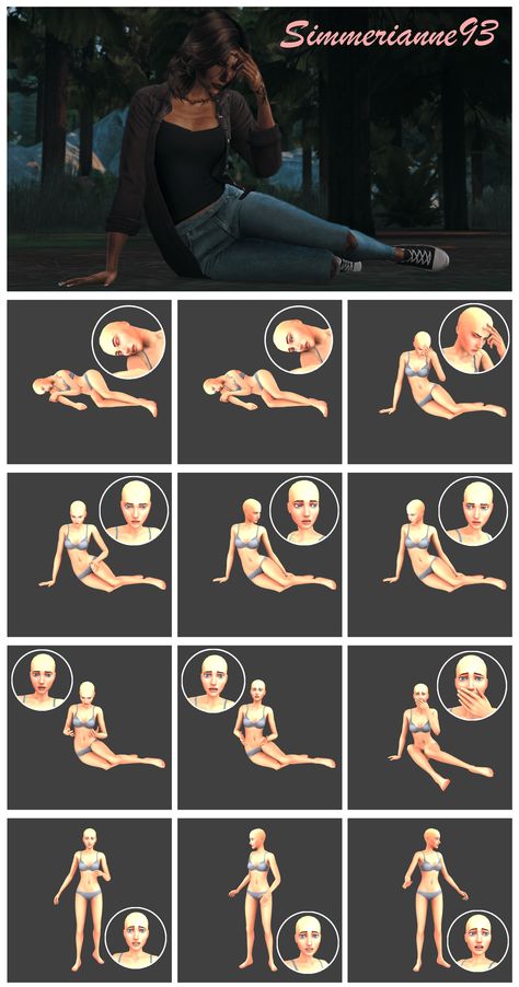 Poses for a solo sim - sims 4 poses. [Early access until October 3rd, 2023] #sims4 #ts4 #sims4poses #posessims4 #thesims #sims #poses #soloposes #reactionposes Sims 4 Jail Poses, Sims 4 Falling Pose, Sims 4 Sitting On The Floor Pose, Sims 4 Camping Poses, Arguing Poses Sims 4, Sims 4 Horror Poses, Sims 4 Laying Down Poses, Sims 4 Scared Pose, Sims 4 Secret Agent Cc