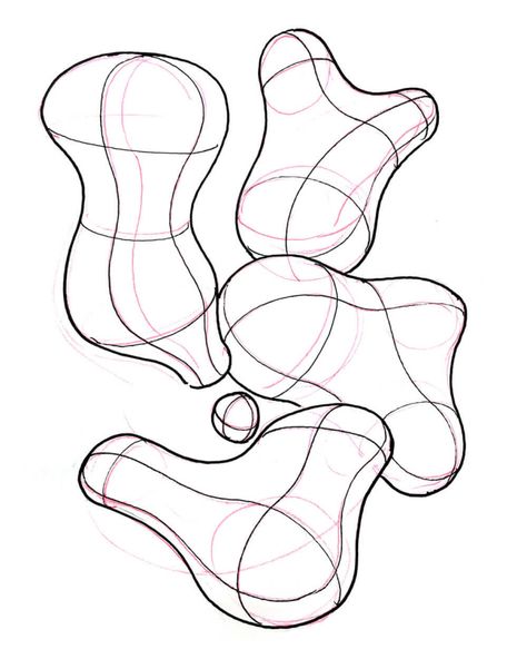 Sketch by Robin Stethem on Coroflot #designsketching #idsketching #industrialdesign #design #sketch #sketching #sketchbook #productdesign #process #sketchaday #id Form Sketching, Product Sketches, Hand Sketches, Geometric Shapes Drawing, Product Sketch, Form Drawing, Perspective Drawing Architecture, Contour Lines, Sketching Techniques