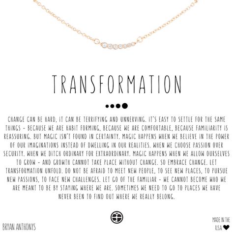 Transformation Necklace Necklace With Meaning, Daily Mindfulness, Necklaces Dainty, Dainty Gemstone Necklace, Necklaces Layered, Necklaces Ideas, Necklaces With Meaning, Meaningful Necklace, Meaningful Messages