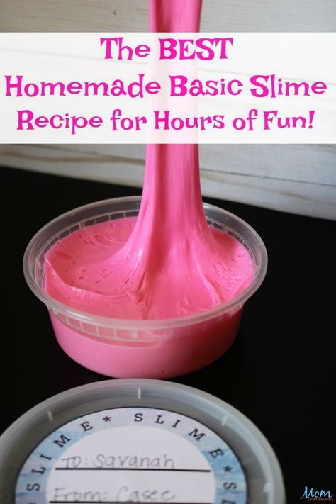 Basic Slime Recipe, Ways To Make Slime, Slime Ingredients, Easy Slime Recipe, Homemade Slime, Summer Camp Crafts, Sticker Maker, Slime Recipe, Candy Crafts