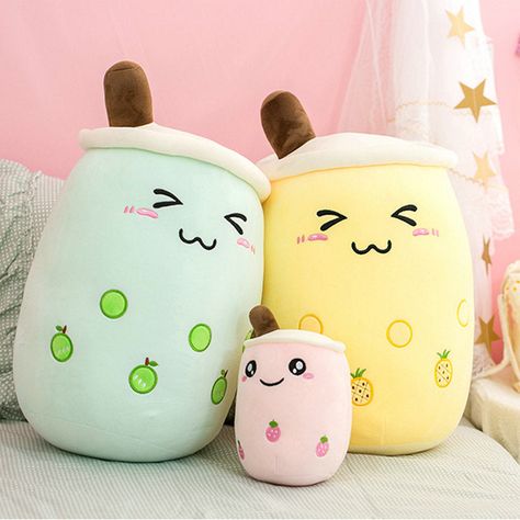 Boba Plushie, Kawaii Boba, Boba Milk Tea, Boba Milk, Cuddle Buddy, Boba Tea, Allergy Free, Milk Tea, Milk