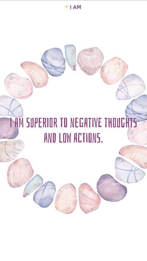 I am superior to negative thoughts and low actions. From the I am app: http://itunes.apple.com/app/id874656917?pt=119655832&ct=Share Worthy Of Love, Positive Quotes Motivation, I Deserve, Negative Thoughts, Choose Me, Healthy Relationships, Be Yourself Quotes, Of Love, Affirmations