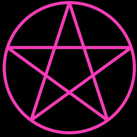 Pink Cyber2k Aesthetic, Pink Pentagram, Dark Ness, Wiccan Wallpaper, Witchcraft Symbols, Purple Streaks, The Pentacle, Esoteric Knowledge, My Immortal