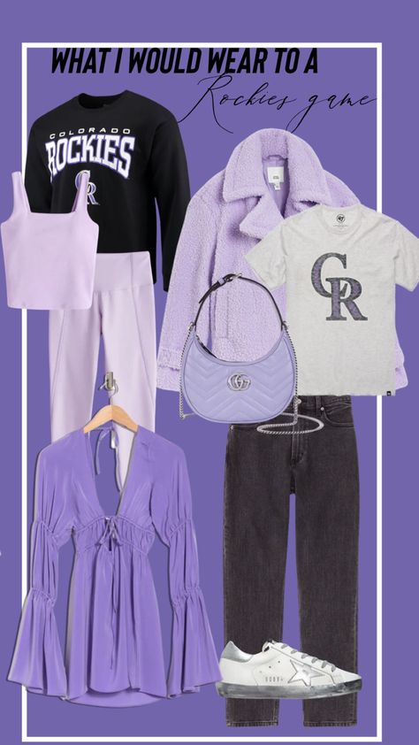 Rockies Game Outfit, Colorado Rockies Baseball, Rockies Baseball, Satin Pants, Colorado Rockies, Baseball Games, Gaming Clothes, Rocky, Satin