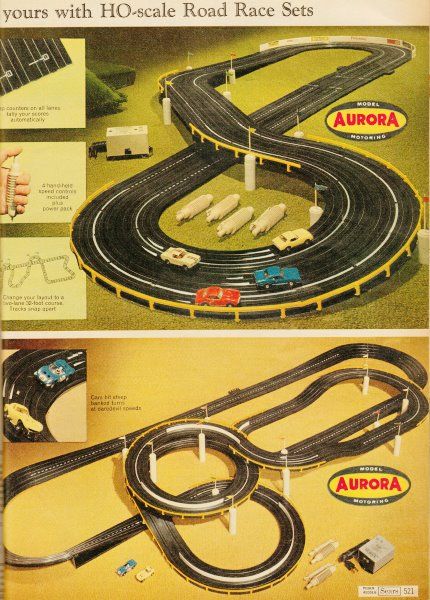 Slot Cars Race Track Sets.  I spent hours with this thing! Slot Car Race Track, Slot Car Sets, 70s Toys, Ho Slot Cars, Slot Car Racing, Childhood Memories 70s, Slot Car Tracks, My Childhood Memories, Vintage Memory