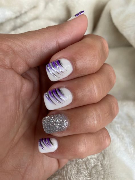 Cheerleader Nails Designs, Cheer Nails Cheerleading, Cheerleading Nails, Cheer Nails, Cute Gel Nails, Simple Nail Designs, Nails Designs, Nail Design, Cheerleading