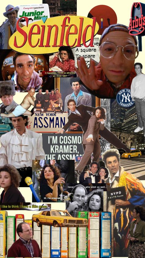 #seinfeld Seinfeld Elaine, Seinfeld Kramer, Seinfeld Quotes, Elaine Benes, Serenity Now, Movie Poster Art, Retro Tv, Seinfeld