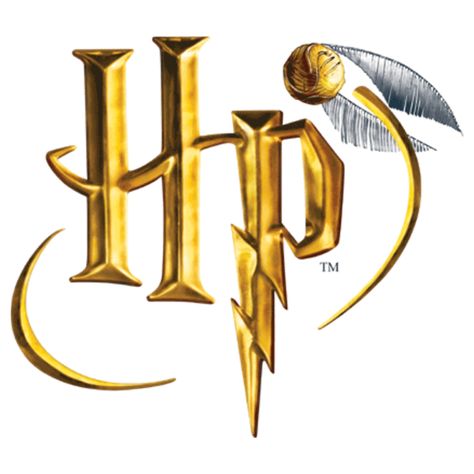 Harry Potter Logo (gold with Snitch) Harry Potter Logo, Harry Potter, Gold