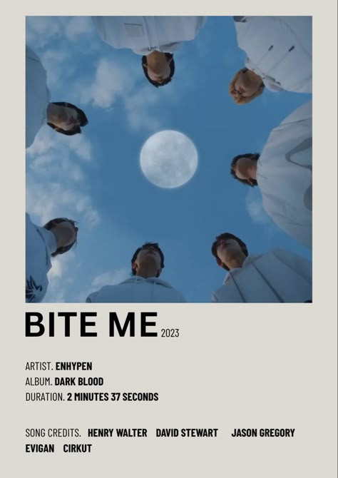 bite me by enhypen minimalist poster Enhypen Minimalist Poster, Enhypen Song Poster, Enhypen Minimalist, Enhypen Bite Me, Enhypen Poster, Kpop Ideas, Song Ideas, Film Posters Minimalist, Pop Stickers