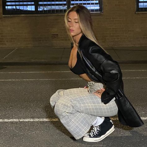 Maya Adler on Instagram: “1am” New Wardrobe, Photo Dump, I Dress, Two Piece Pant Set, Leather Pants, Night Out, Vintage Outfits, Leather Jacket, Outfit Inspo