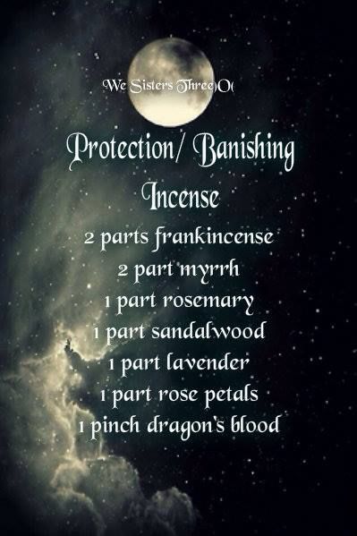 Incense For Banishing, Incense And Their Meanings, Incense For Protection, Dragons Blood Incense Meaning, Loose Incense Recipes, Banishing Incense, Incense Meaning Spiritual, Witchy Incense, Protection Incense