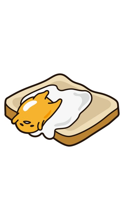 Are you tired? Are you too lazy? Do you want to lie in bed? This cute lazy egg Gudetama understands you. Only instead of a bed, he uses a piece of bread to rest on it. Use this cute funny Gudetama On... Gudetama Doodle, Lazy Wallpaper Aesthetic, Lazy Egg Wallpaper, Egg Wallpaper Aesthetic, Gudetama Painting, Egg Drawing Cute, Cute Egg Wallpaper, Cute Bread Drawings, Gudetama Wallpaper Aesthetic