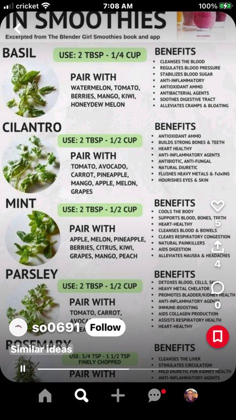 Cilantro Smoothie Recipes, Cilantro Smoothie, Cilantro Benefits, Mint Benefits, Medicinal Herbs Garden, Natural Diuretic, Herbs Garden, Ayurvedic Healing, Breakfast Smoothie Recipes