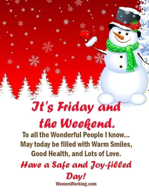 Last Friday Of The Year Quotes 2023, Christmas Themed Days, December Friday, Friday Morning Greetings, Happy Friday Pictures, Have A Blessed Day Inspiration, Good Morning Messages Friends, Christmas Greetings Quotes, Weekly Blessings