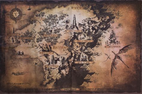 Dark Souls 2, Demon Souls, Packaging Material, Fantasy Illustration, Dark Souls, Dark Fantasy, Cover Art, Vintage World Maps, Old Things