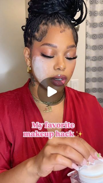 Alexis Alizé on Instagram: "How I get my TRANSFER PROOF, Soft matte makeup look ✨🫶🏽💖Great for Dry & Oily skin types ✨ Powder has been restocked 🛒 Use code “Pound” for $10 off 🤭 comment POWDER and I’ll send you the link 🔗 
.
.
.
.
.
#makeupbase #blushhack #powderhack #Transferproofmakeup #Makeupbasetutorial 
#lipcombo #pinklipcombo #lipstickhack #lipgloss #glossylips #mattemakeup  #redlip #blackgirlblush" Translucent Powder Vs Setting Powder, Setting Powder How To Apply, How To Use Setting Powder, Soft Matte Makeup, Matte Makeup Look, Dry Oily Skin, Lipstick Hacks, Simple Makeup Tips, Matte Makeup