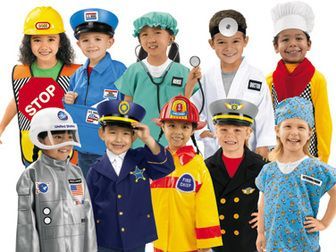 Fun career development lessons, by grade level. Includes many interactive career education lessons! Teaching Infants, Career Costumes, Dream Classroom, Doctor Costume, Lakeshore Learning, Career Day, Guidance Lessons, Career Outfits, Nurse Costume