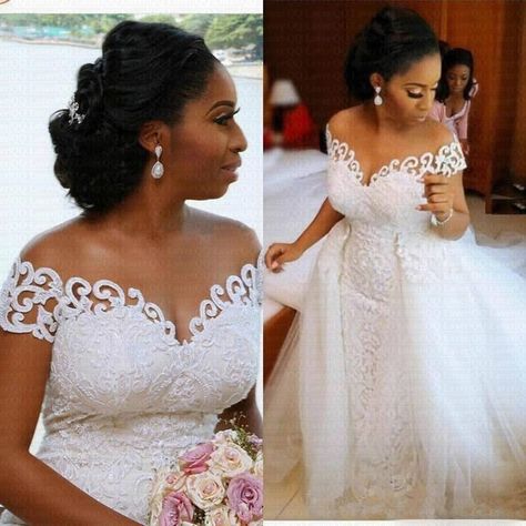 Lace Trumpet Wedding Dress Plus Size, Detachable Wedding Dress, Detachable Train Wedding Dress, Ivory Bridal Gown, Curvy Wedding, Wedding Dresses Mermaid Sweetheart, Princess Bridal Gown, Wedding Wonderland, Sparkle Wedding Dress