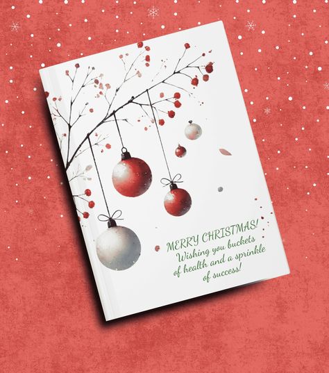 Christmas Hardcover Journal, Lined Paper Red and White Watercolor Design, Festive Xmas Diary, Matte Notebook, Holiday Gift, Stocking Stuffer Journal Lined Paper, Writing Routine, Journal Features, Christmas Journal, Daily Writing, Holiday Memories, Lined Paper, Lined Page, Watercolor Design