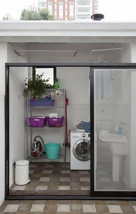 Outdoor Laundry Rooms, Drying Room, Tiny Laundry Rooms, Laundry Room Layouts, Laundry Design, Small Laundry Rooms, Small Laundry Room, Small Laundry, Trendy Bathroom