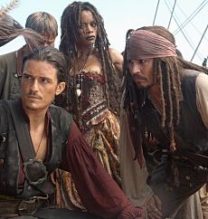 Will Turner, Tia Dalma, & Jack Sparrow Tia Dalma, Hector Barbossa, Kaptan Jack Sparrow, Elizabeth Swann, Johnny Depp Movies, Captain Jack Sparrow, Men In Black, The Pirates, Davy Jones