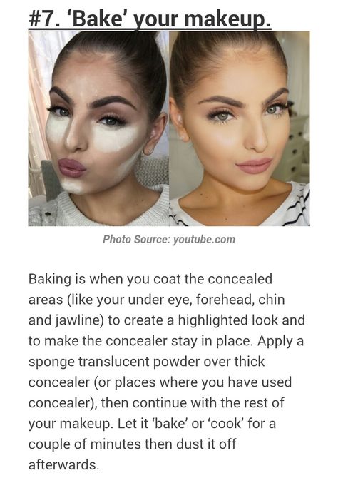 How To Apply Translucent Powder, Setting Powder How To Apply, Beauty Education, Applying Concealer, Baking Makeup, Hygiene Tips, Translucent Powder, Makeup Hacks, Powder Makeup