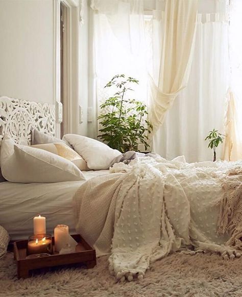 10 Ways to Infuse Your Home with Hygge Vibes | TheNest.com Hygge Bedroom, Minimalist Dekor, Hygge Living, Hemma Diy, White Bed, Hygge Decor, Deco Originale, Hygge Home, Decor Minimalist