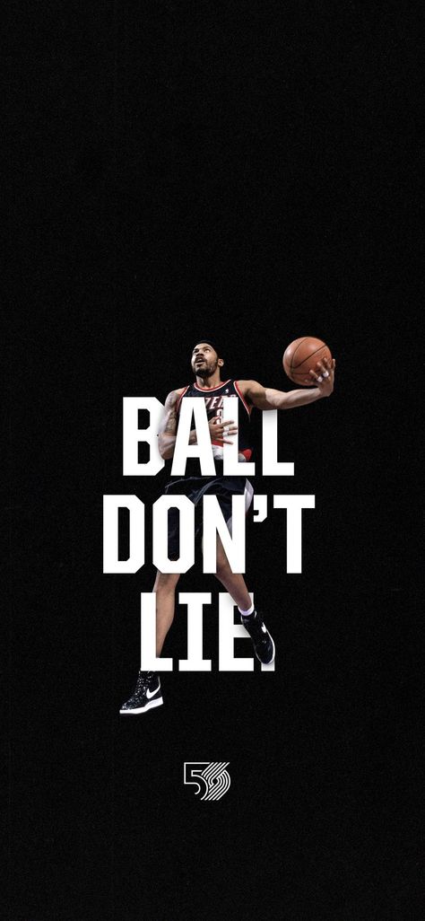 Rasheed Wallace Portland Trailblazers "Ball don't lie" Wallpaper #RipCity Trail Blazers Wallpaper, Portland Trailblazers Wallpaper, Rasheed Wallace, Posters Layout, Michael Jordan Photos, Graphic Design Posters Layout, Jordan Photos, Nba Basketball Art, Lonzo Ball