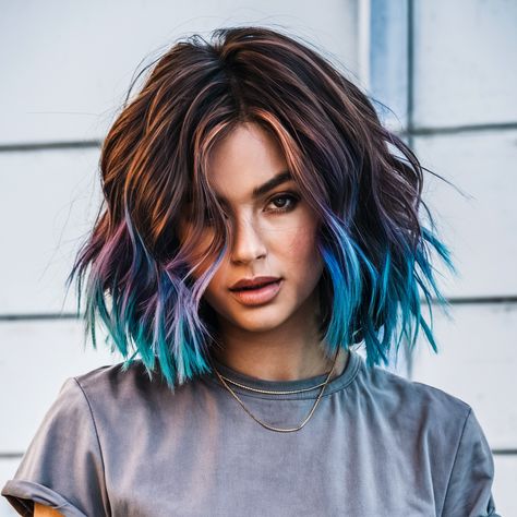 27 Peekaboo Hair Color Trends 2024-2025 for Brunettes, Short Cuts, and Bold DIY Looks Hair Pop Of Color Ideas, Under Color Hair Ideas, Strawberry Hair Color, Peekaboo Hair Color, Under Hair Color, Cinnamon Hair Colors, Peekaboo Hair Colors, Cinnamon Hair, Peekaboo Highlights