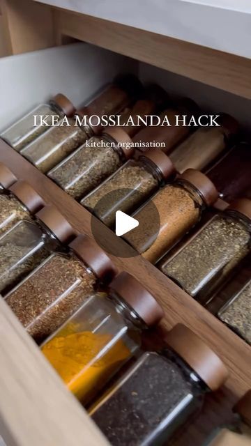 IKEA Hacks & Ideas | Inspiration | Gadgets | Houseware & more on Instagram: "Organize your kitchen with IKEA MOSSLANDA! 💡✨  We absolutely love this IKEA MOSSLANDA hack by @interiorxlifestyle! 💡✨ Such a creative way to bring functionality and style into the kitchen. Thank you for tagging us and sharing your wonderful idea!  If you’re looking for more inspiration, be sure to follow @interiorxlifestyle for amazing hacks and creative home organization ideas! 🙌  #IKEA #IKEAHack #KitchenOrganization #DIY #MOSSLANDA #IKEAInspo #HomeDecor #pantryorganization #ikeamosslanda #ikeahacksandideas #organization #kitchenorganizer" Stolthet Ikea Hack, Mosslanda Ikea Hack, Ikea Mosslanda Hack, Mosslanda Ikea Ideas, Ikea Mosslanda, Ikea Hacks Ideas, Ikea Hack Ideas, Condo Kitchen, Organize Your Kitchen