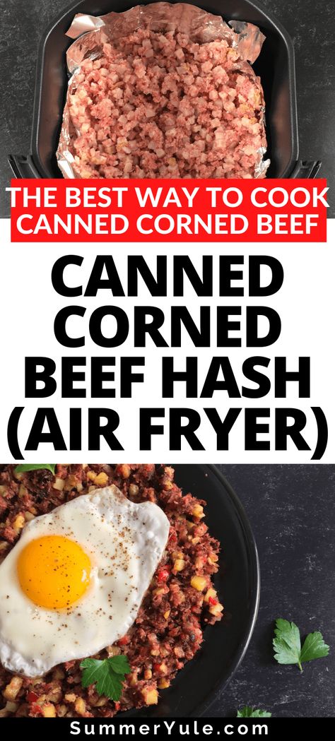 Canned Corned Beef Recipes Breakfast, Canned Cornbeef Recipe, Canned Corned Beef Hash Recipes, Corned Beef Hashbrowns, Homemade Corned Beef Hash, Corn Beef Hash Breakfast, Corn Beef Hash Recipe, Canned Corn Beef Recipes, Meal Capsule