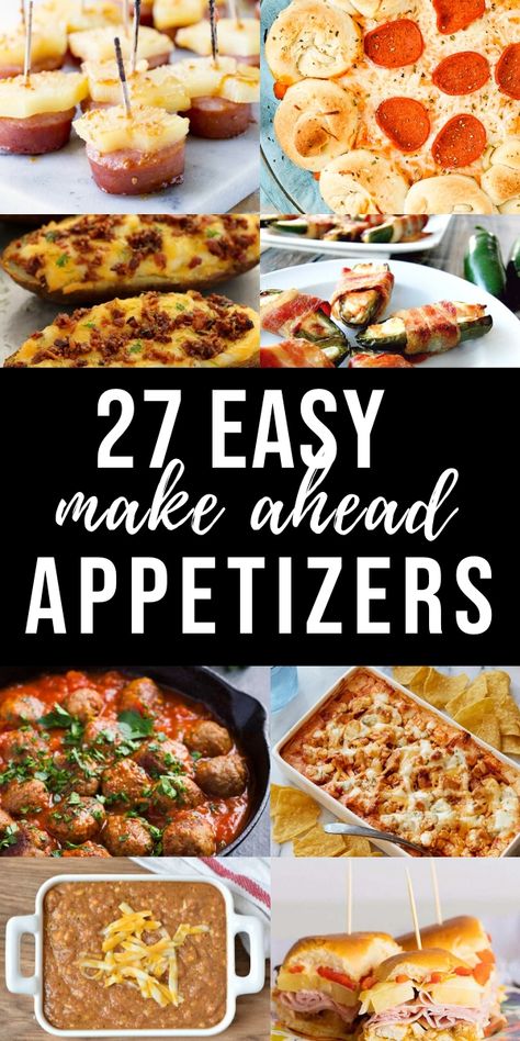 Happy Money Saver, Easy Make Ahead Appetizers, Frozen Appetizers, Happy Money, Make Ahead Appetizers, Appetizers Easy Finger Food, Best Appetizer Recipes, Finger Foods Easy, Easy Party Food