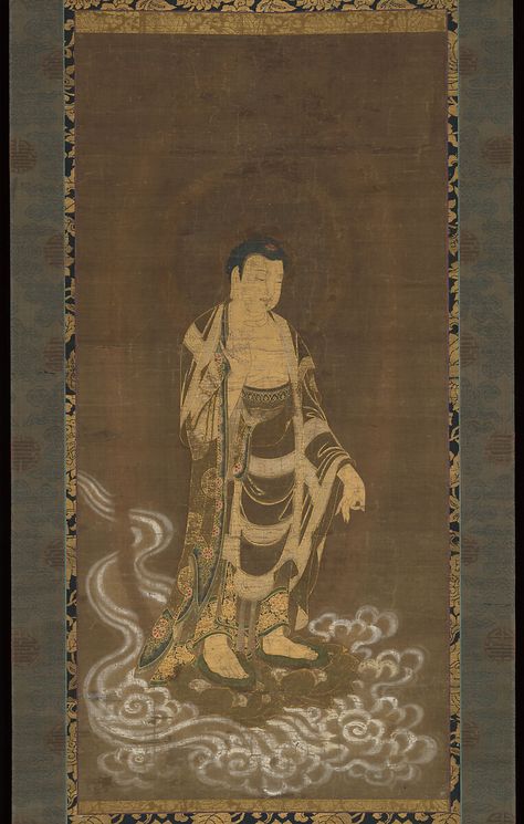 Welcoming Descent of Amida Buddha | Japan | Muromachi period (1392–1573) | The Metropolitan Museum of Art Amida Buddha, Muromachi Period, Art Chinois, Eastern Art, Japanese Painting, Buddhist Art, Public Domain Images, Metropolitan Museum Of Art, Metropolitan Museum