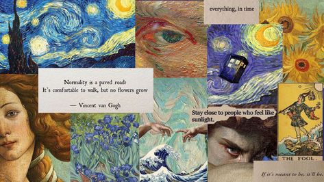 Van Gogh Aesthetic, Aesthetic Macbook, Van Gogh Wallpaper, Starry Night Wallpaper, Computer Wallpaper Hd, Wallpaper Notebook, Computer Wallpaper Desktop Wallpapers, Cute Laptop Wallpaper, Desktop Wallpaper Art